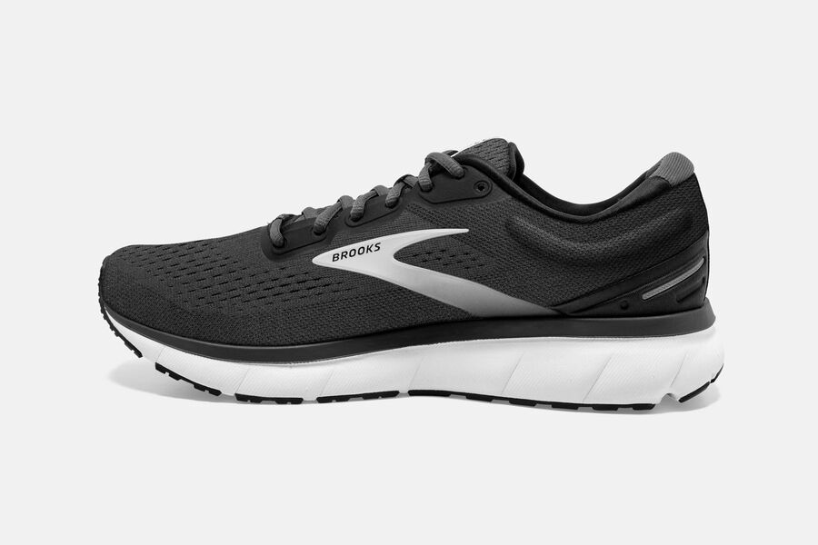 Brooks Running Shoes - Trace Road Mens - Black/Grey - JVA-048365